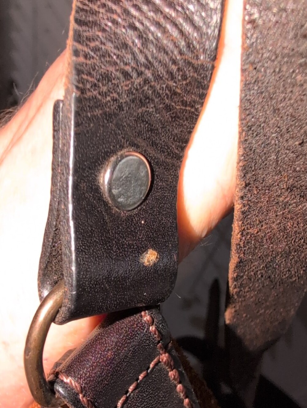 Manta Medallion Cinch Bucket Bag - Vintage - Picture 7 of 14